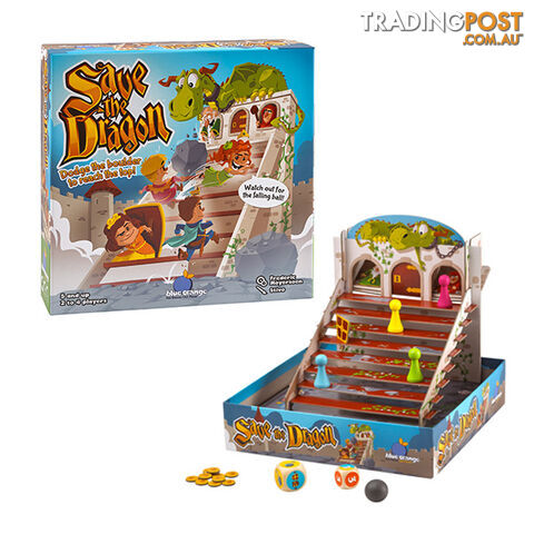 Save the Dragon Board Game - Blue Orange Games - Tabletop Board Game...