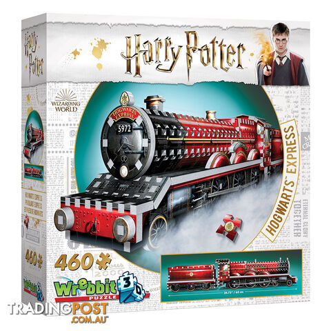 Wrebbit 3D Harry Potter Hogwarts Express 460 Piece Jigsaw Puzzle - Wrebbit Puzzles - Tabletop Jigsaw Puzzle GTIN/EAN/UPC: 665541010095
