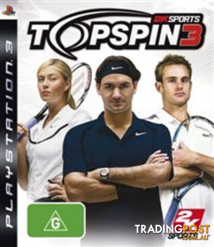 Top Spin 3 [Pre-Owned] (PS3) - 2K Sports - Retro P/O PS3 Software GTIN/EAN/UPC: 5026555401470