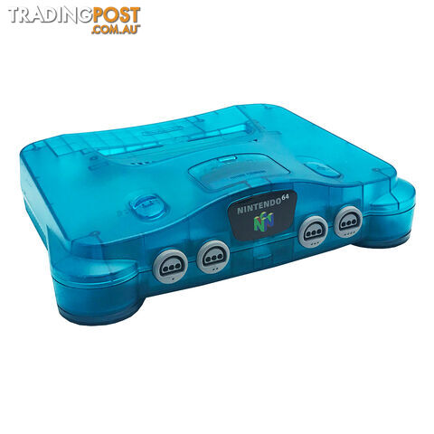 Nintendo 64 Ice Blue Console [Pre-Owned] - Nintendo N64CONSOLEIB - Retro N64 Console