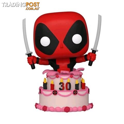 Marvel's Deadpool 30th Anniversary Birthday Cake Funko POP! Vinyl - Funko - Merch Pop Vinyls GTIN/EAN/UPC: 889698546546