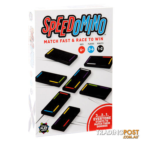 Speedomino Board Game - Families Play Forever LLC - Tabletop Puzzle Game GTIN/EAN/UPC: 863503000430