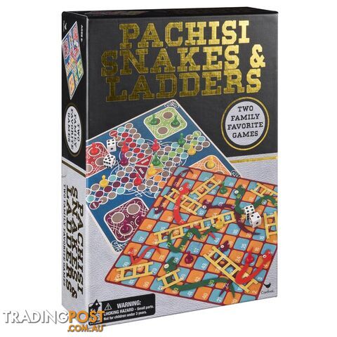 Classic Games Pachisi (Ludo) & Snakes & Ladders Board Game - Cardinal Games - Tabletop Board Game GTIN/EAN/UPC: 047754194258
