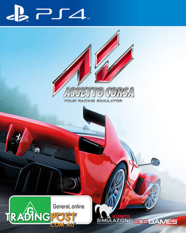 Assetto Corsa [Pre-Owned] (PS4) - Kunos Simulazioni - P/O PS4 Software GTIN/EAN/UPC: 8023171037097