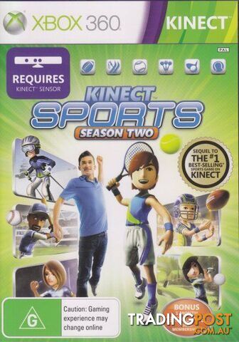 Kinect Sports Season 2 [Pre-Owned] (Xbox 360) - Microsoft Studios - P/O Xbox 360...