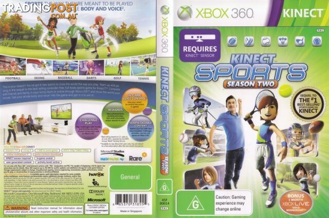 Kinect Sports Season 2 [Pre-Owned] (Xbox 360) - Microsoft Studios - P/O Xbox 360 Software GTIN/EAN/UPC: 885370318555 - photo 2 of 6