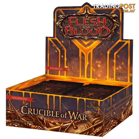 Flesh & Blood Crucible of War Unlimited Edition Booster Box - Legend Story Studios - Tabletop Trading Cards GTIN/EAN/UPC: 9421905459457