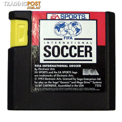 FIFA International Soccer [Pre-Owned] (Mega Drive) - EA Sports - Retro Mega Drive Software GTIN/EAN/UPC: 014633072556