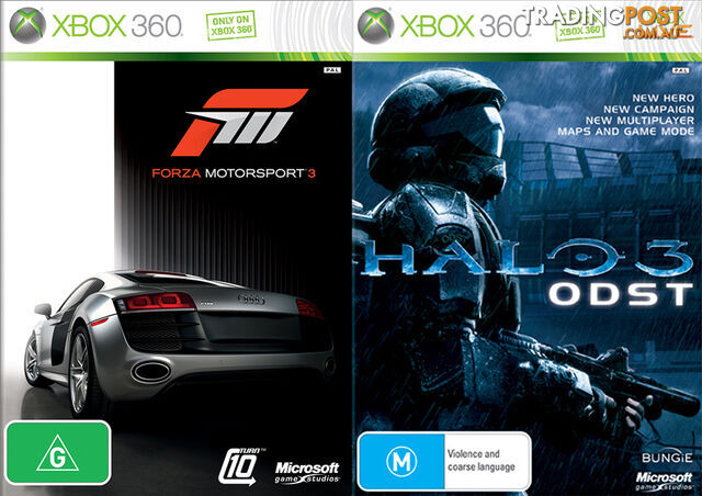 Forza Motorsport 3 & Halo 3 ODST Double Pack [Pre-Owned] (Xbox 360) - Microsoft...