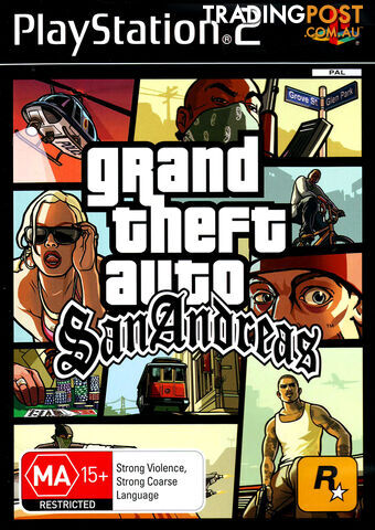 Grand Theft Auto San Andreas [Pre-Owned] (PS2) - Retro PS2 Software...
