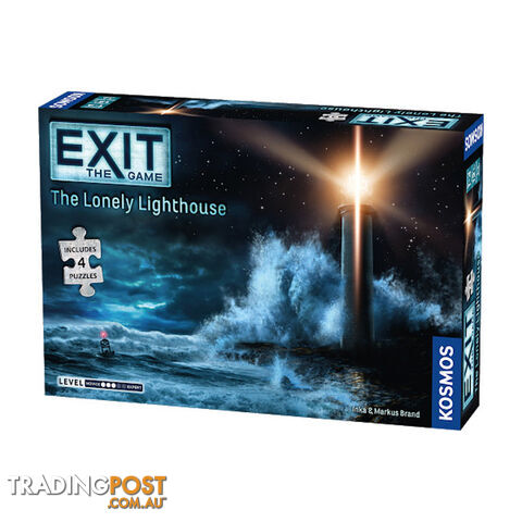 Exit the Game The Lonely Lighthouse Jigsaw Puzzle and Board Game - Thames &...