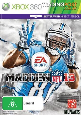 Madden NFL 13 [Pre-Owned] (Xbox 360) - Electronic Arts - P/O Xbox 360 Software GTIN/EAN/UPC: 5030941107709