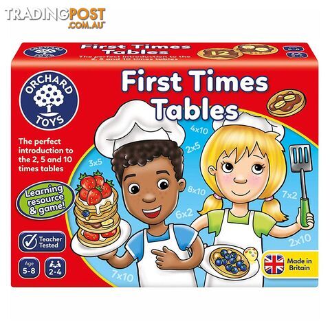 Orchard Toys First Times Tables Educational Game - Orchard Toys - Tabletop Board Game GTIN/EAN/UPC: 5011863000989
