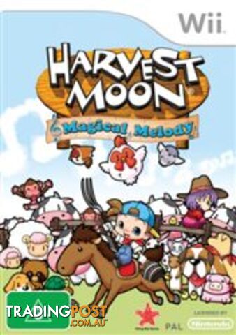 Harvest Moon: Magical Melody [Pre-Owned] (Wii) - Nintendo - P/O Wii Software...