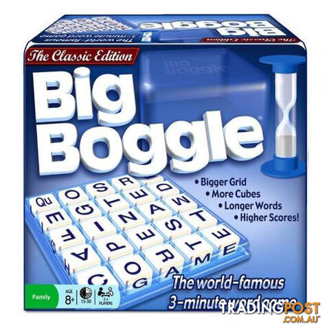 Big Boggle Board Game - Hasbro Gaming - Tabletop Board Game GTIN/EAN/UPC: 714043011472