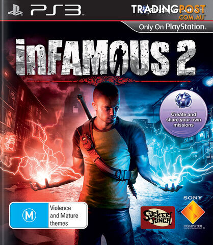 InFAMOUS 2 [Pre-Owned] (PS3) - Sony Interactive Entertainment - Retro P/O PS3...