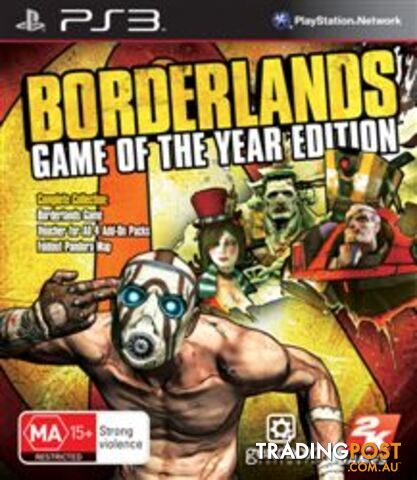 Borderlands Game of the Year Edition [Pre-Owned] (PS3) - 2K Games - Retro P/O PS3 Software GTIN/EAN/UPC: 5026555405454