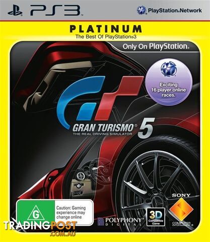 Gran Turismo 5 [Pre-Owned] (PS3) - Sony Interactive Entertainment - Retro P/O...