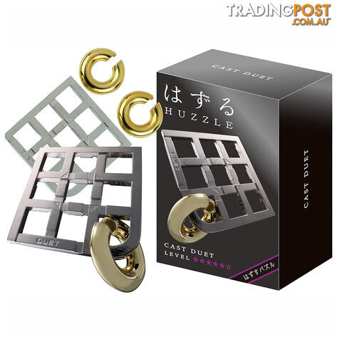 Hanayama Level 5 Cast Duet Puzzle - Hanayama Co.,LTD. - Tabletop Puzzle Game GTIN/EAN/UPC: 779090900216