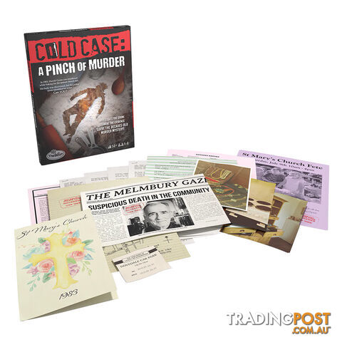 Think Fun Cold Case: A Pinch of Murder Board Game - ThinkFun - Tabletop Board...