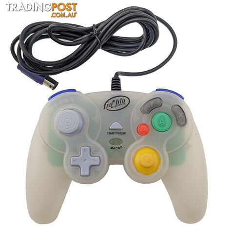 Trublue Pro Gamecube Controller (Clear) - Retro GameCube Accessory GTIN/EAN/UPC:...