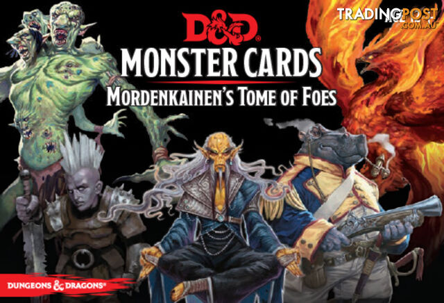 Dungeons & Dragons: Spellbook Mordenkainen's Tome of Foes Cards - Gale Force Nine - Tabletop Role Playing Game GTIN/EAN/UPC: 9780786966844