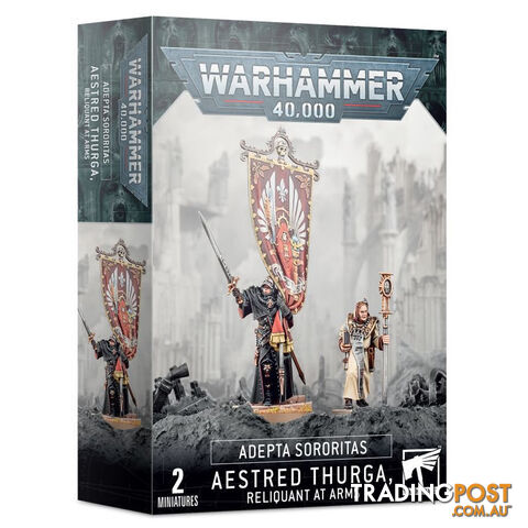 Warhammer: 40,000 Adepta Sororitas Aestred Thurga, Reliquant at Arms - Games Workshop - Tabletop Miniatures GTIN/EAN/UPC: 5011921139293