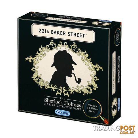 221B Baker Street Board Game - Gibsons - Tabletop Board Game GTIN/EAN/UPC: 5012269007787
