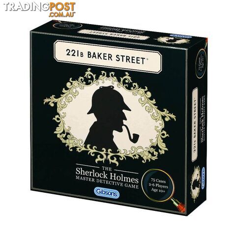 221B Baker Street Board Game - Gibsons - Tabletop Board Game GTIN/EAN/UPC: 5012269007787