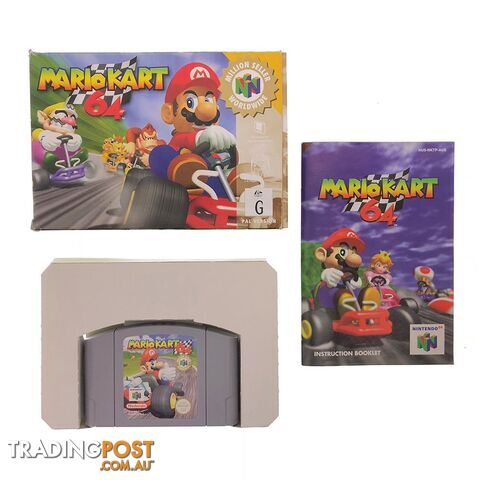 Mario Kart 64 (Boxed) [Pre-Owned] (N64) - Retro N64 Software - photo 2 of 2