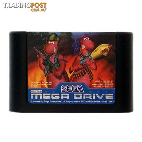 Worms (Boxed) [Pre-Owned] (Mega Drive) - Ocean Software - Retro Mega Drive Software - photo 3 of 3