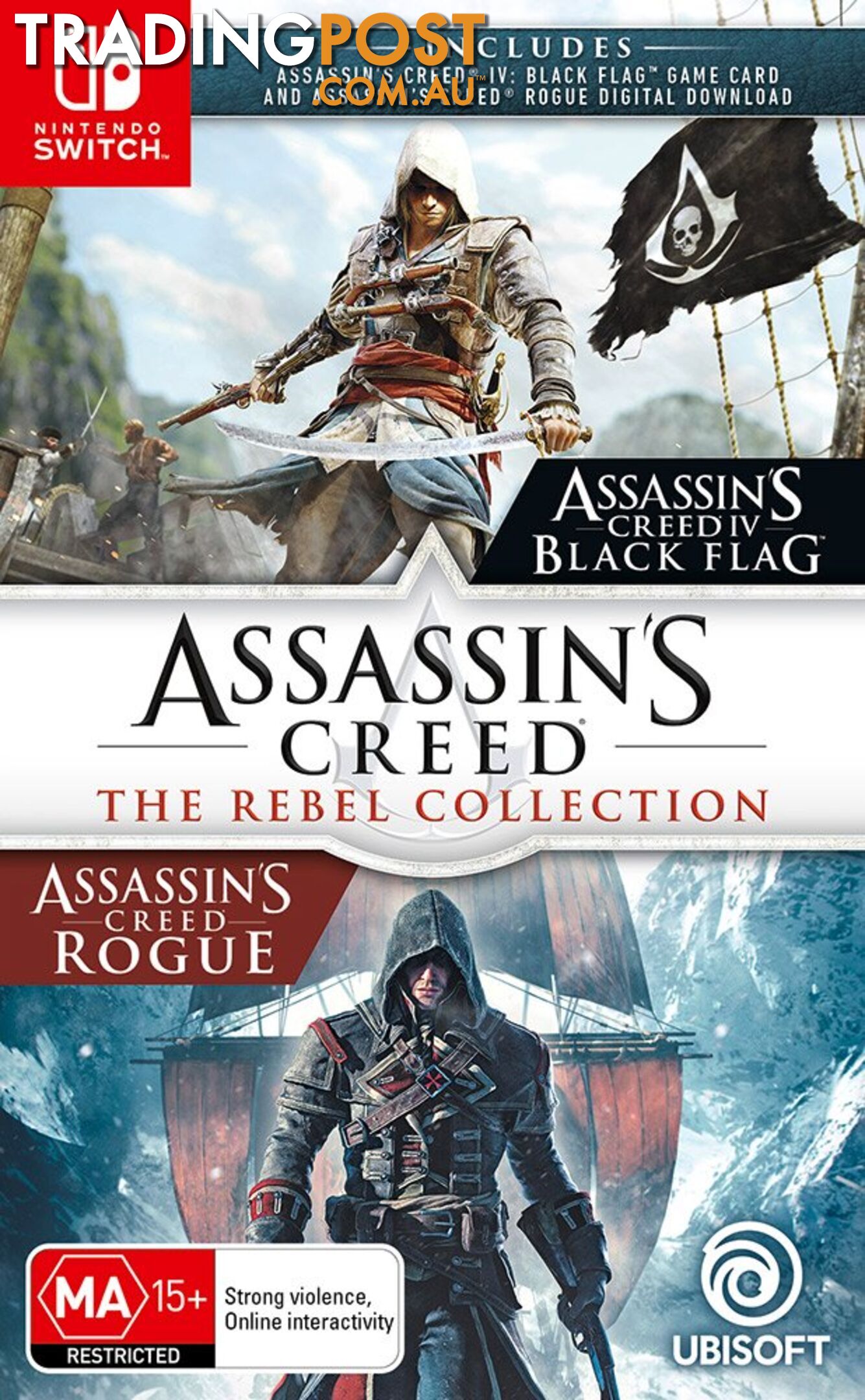 Assassin's Creed Rebel Collection (Switch) - Ubisoft - Switch Software GTIN/EAN/UPC: 3307216148333