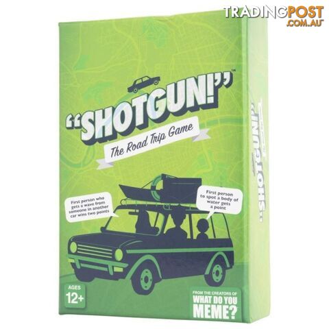 Shotgun! The Road Trip Card Game - What Do You Meme LLC - Tabletop Board Game GTIN/EAN/UPC: 810816031101