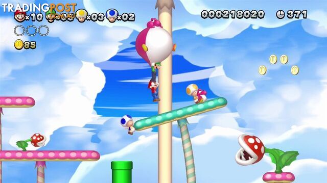 New Super Mario Bros. U [Pre-Owned] (Wii U WiiU) - Nintendo - P/O Wii U Software GTIN/EAN/UPC: 018113991221 - photo 2 of 6