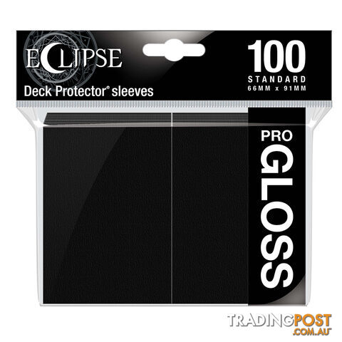 Ultra Pro Eclipse Gloss Deck Protectors 100 Pack (Jet Black) - Ultra Pro - Tabletop Trading Cards Accessory GTIN/EAN/UPC: 074427156015