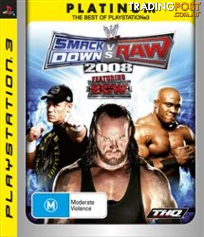 WWE Smackdown vs Raw 2008 [Pre-Owned] (PS3) - THQ - Retro P/O PS3 Software...