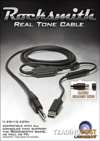Rocksmith Real Tone Guitar & Bass Cable - Ubisoft - Multiplatform GTIN/EAN/UPC: 3307215640340 - photo 2 of 4