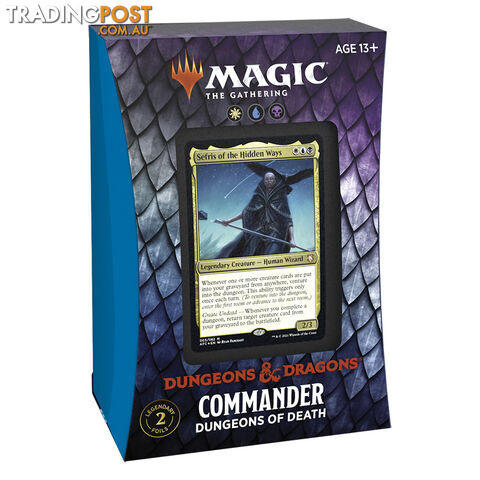 Magic the Gathering Adventures in the Forgotten Realms Dungeons of Death Commander Deck - Wizards of the Coast - Tabletop Trading Cards