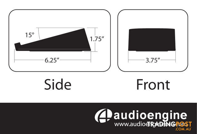 Audioengine DS1 Desktop Speaker Stands for A2+ - Audioengine - PC Accessory GTIN/EAN/UPC: 819955200010 - photo 3 of 4