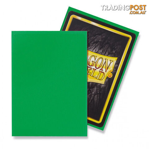 Dragon Shield Eliban Matte Apple Green Sleeves 100 Pack - Arcane Tinmen Aps - Tabletop Trading Cards Accessory GTIN/EAN/UPC: 5706569110185 - photo 2 of 2