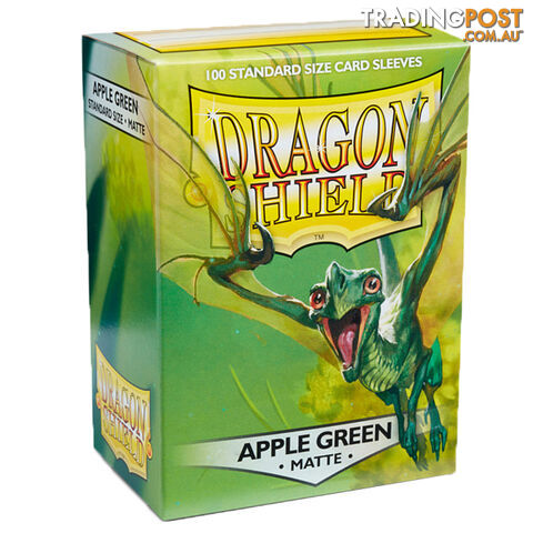 Dragon Shield Eliban Matte Apple Green Sleeves 100 Pack - Arcane Tinmen Aps - Tabletop Trading Cards Accessory GTIN/EAN/UPC: 5706569110185