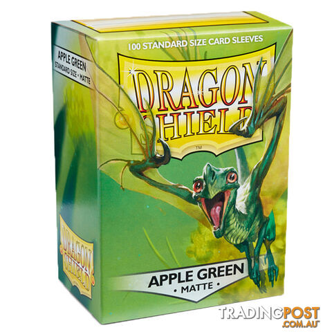 Dragon Shield Eliban Matte Apple Green Sleeves 100 Pack - Arcane Tinmen Aps - Tabletop Trading Cards Accessory GTIN/EAN/UPC: 5706569110185