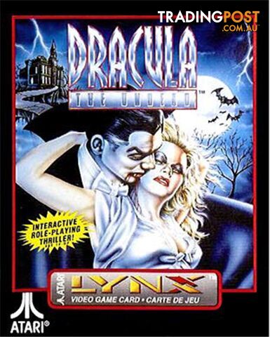 Dracula the Undead (Atari Lynx) - Atari - Retro Lynx Software GTIN/EAN/UPC: 077000021182
