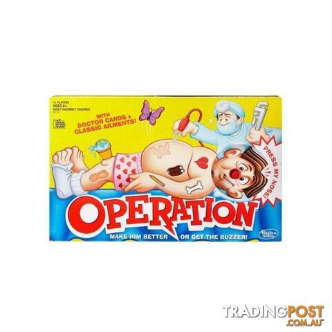 Operation Board Game - Hasbro Gaming - Tabletop Board Game GTIN/EAN/UPC:...