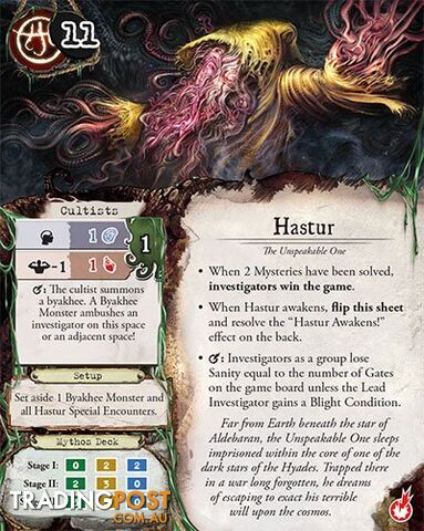 Eldritch Horror: Signs of Carcosa Expansion Board Game - Fantasy Flight Games EH06 - Tabletop Board Game GTIN/EAN/UPC: 841333101336 - photo 4 of 5
