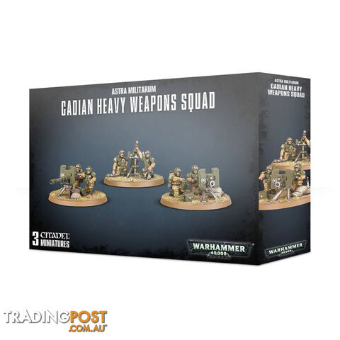 Warhammer 40,000 Astra Militarum Cadian Heavy Weapons Squad - Games Workshop - Tabletop Miniatures GTIN/EAN/UPC: 5011921113781