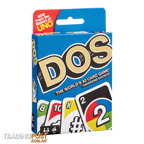 DOS Card Game - Mattel Games - Tabletop Card Game GTIN/EAN/UPC: 887961629385