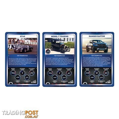Top Trumps: Ford - Winning Moves - Tabletop Card Game GTIN/EAN/UPC: 5053410003975 - photo 2 of 2