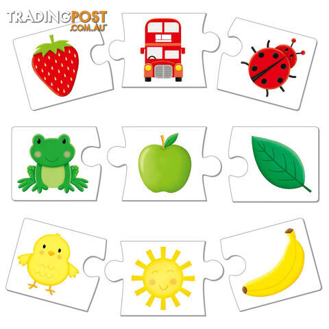 Galt Toys Colour Matching Puzzles 6 x 3 Piece Jigsaw Puzzles - James Galt & Co. Ltd. - Toys Baby, Toddler & Preschool GTIN/EAN/UPC: 5011979591739 - photo 2 of 2