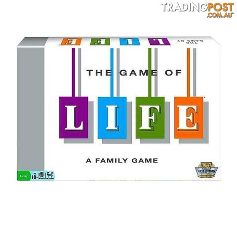 The Game of Life Classic Edition Board Game - Hasbro Gaming WIN01140 - Tabletop Board Game GTIN/EAN/UPC: 714043011403